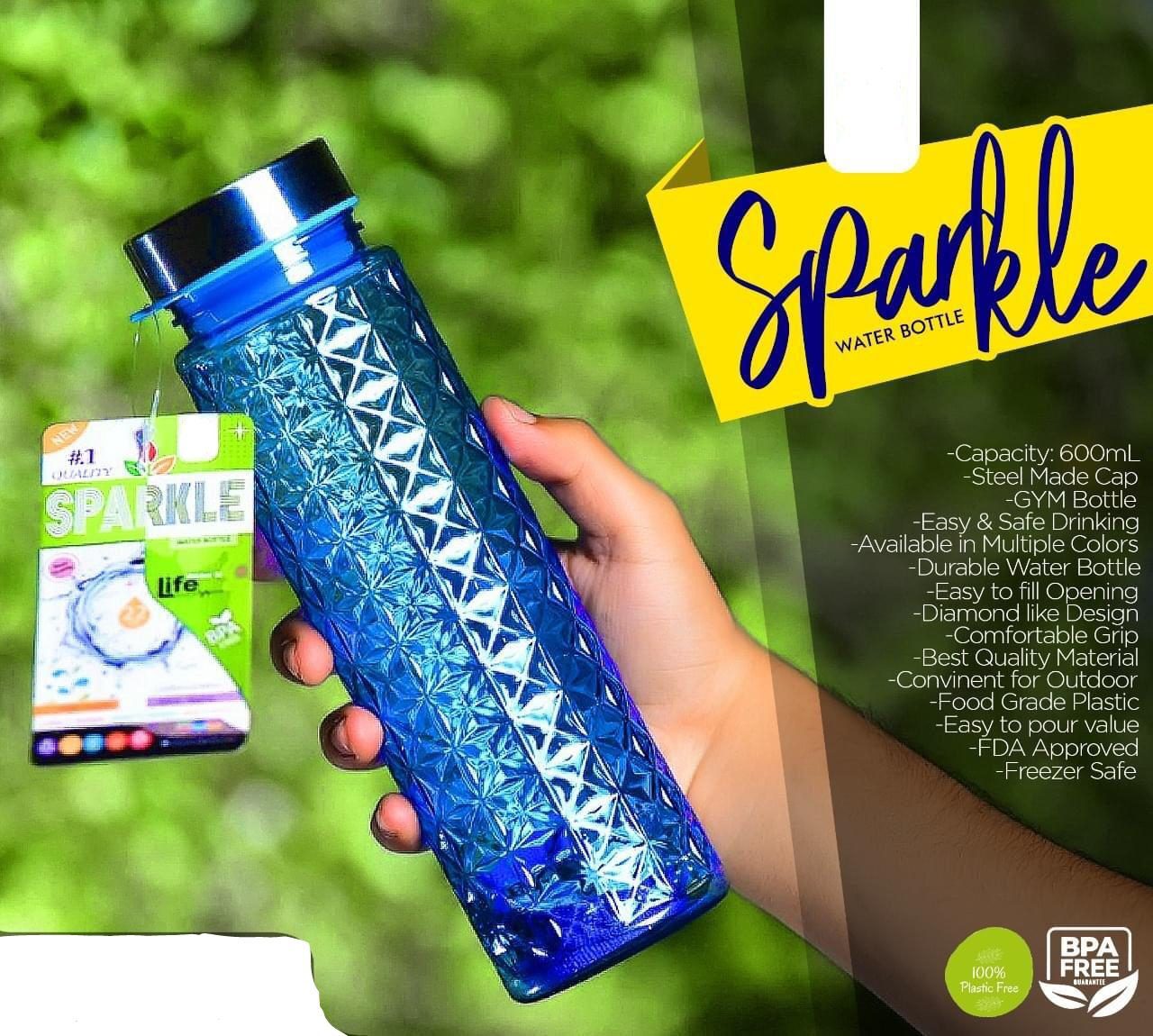 BPA-Free Water Bottle for Everyday Hydration :Pure & Simple: