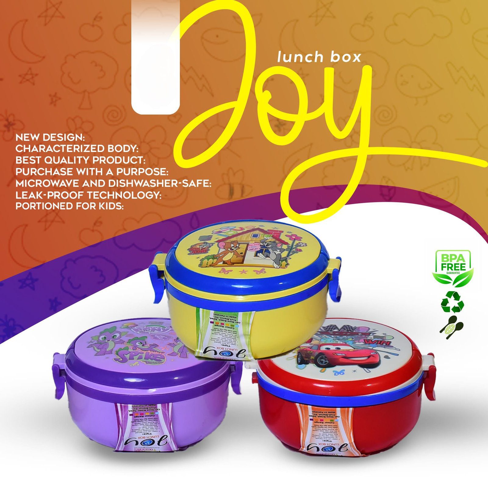 Reusable Lunch Box for Work, School & Travel | Leak-Proof & BPA-Free - Image 2