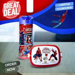 Water Bottle & Lunch Box Combo: Hydrate & Nourish: