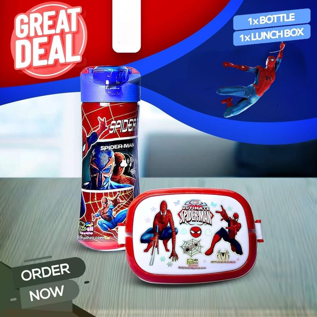Water Bottle & Lunch Box Combo: Hydrate & Nourish: