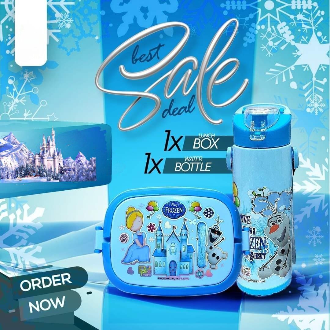 HOT AND COOL WATER BOTTLE AND LUNCH BOX