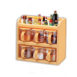 6 Pcs Masala Spice Set - Kitchen Organizer for Every Cooking