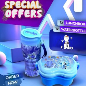Water Bottle & Lunch Box Combo: Hydrate & Nourish: