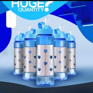 WATER BOTTLE WITH STEEL COVER -Perfect for travel & gym