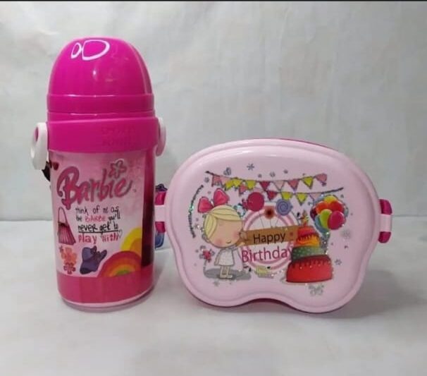 Stay Hydrated & Nourished: Insulated Water Bottle & Lunch Box Combo