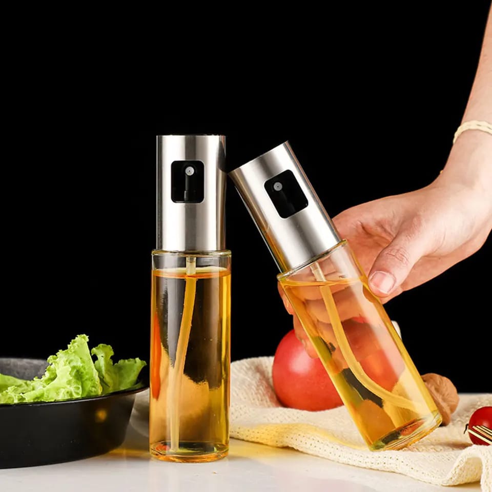 Cooking Oil Sprayer – Glass Oil Spray Bottle for Kitchen, BBQ, Baking, Grilling, Vinegar & Sauce | 1000ml - Image 2