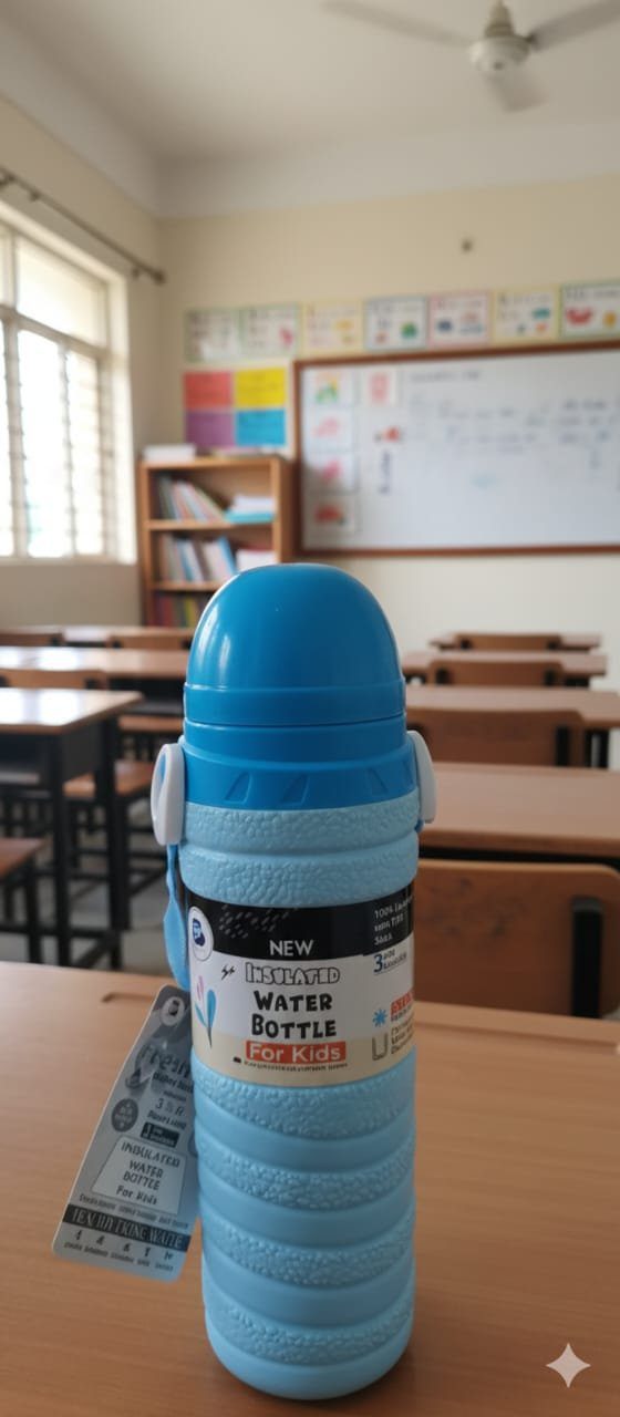 Hydrate Anytime: 800ml Insulated Water Bottle for Hot & Cold Drinks