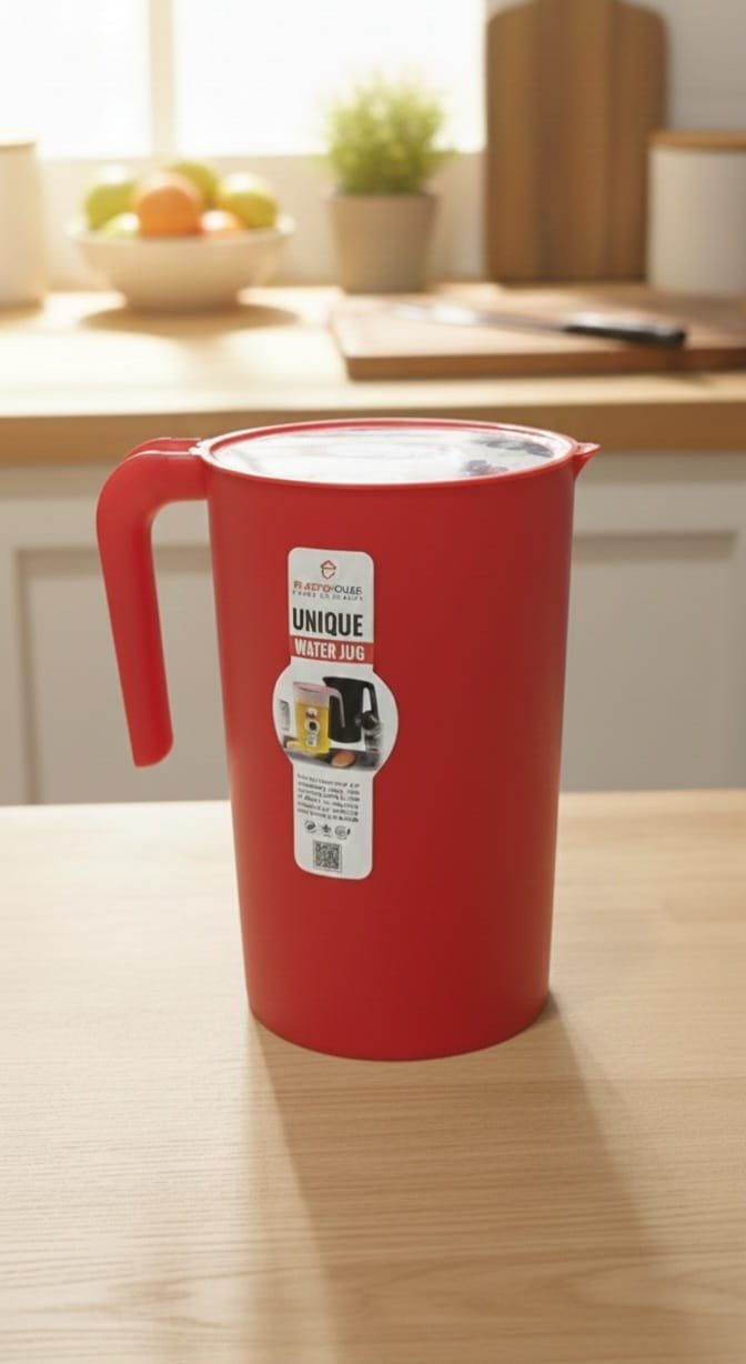 Plastic Jug with Leak-Proof Lid -2.5L BPA- Durable & Versatile Storage Container - Image 2