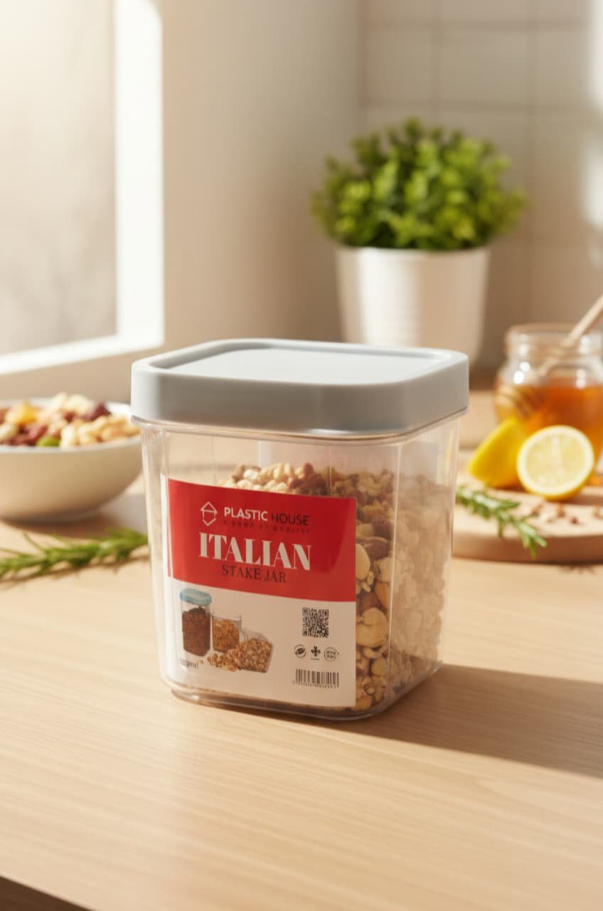 Unique Air Tight Jar - Leak-Proof Storage Container for-1 Food & Spices - Image 3