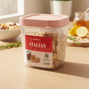 Unique Air Tight Jar - Leak-Proof Storage Container for-1 Food & Spices