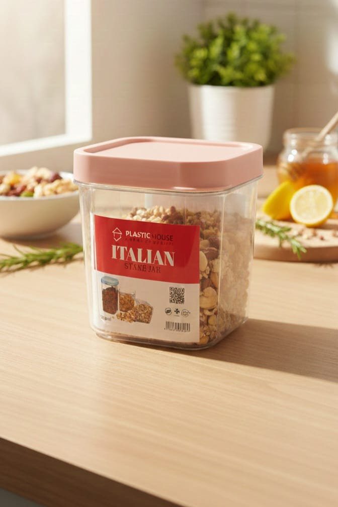 Unique Air Tight Jar - Leak-Proof Storage Container for-1 Food & Spices