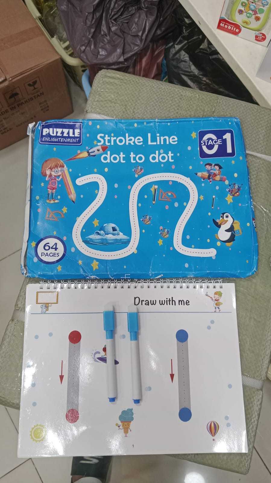 Magical Tracing Workbook Set for Kids – Reusable Learning to Write Alphabet, Numbers & Line Tracing Practice Book with Magic Pen - Image 5