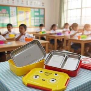 Double Delight Lunch Box - 2-Compartment Meal Solution