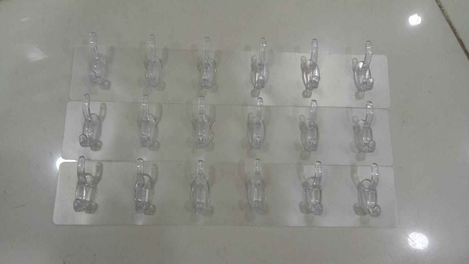 Seamless Heavy Duty Sticky Hooks | Double-Sided Adhesive | Transparent Waterproof Wall Hangers | Bathroom & Kitchen - Image 5
