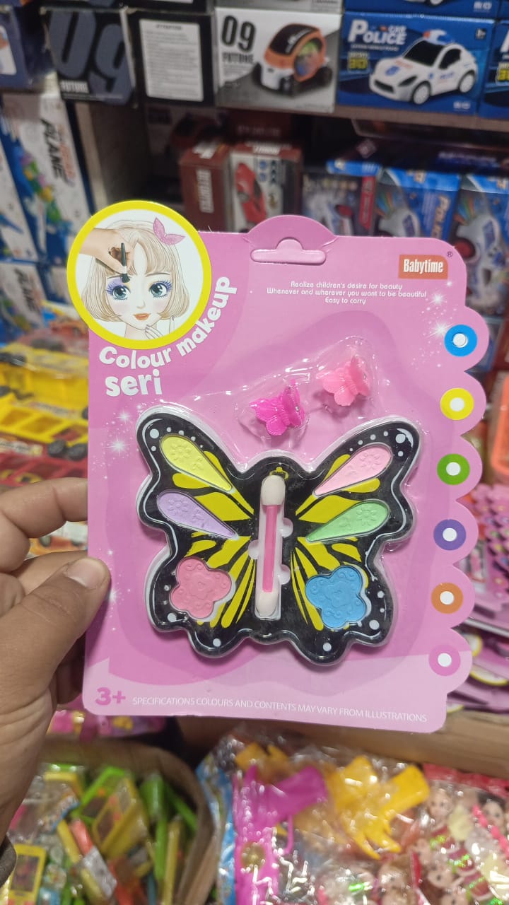 Mini Butterfly Makeup Kit for Kids – Fun Pretend Play Beauty Set - Image 2