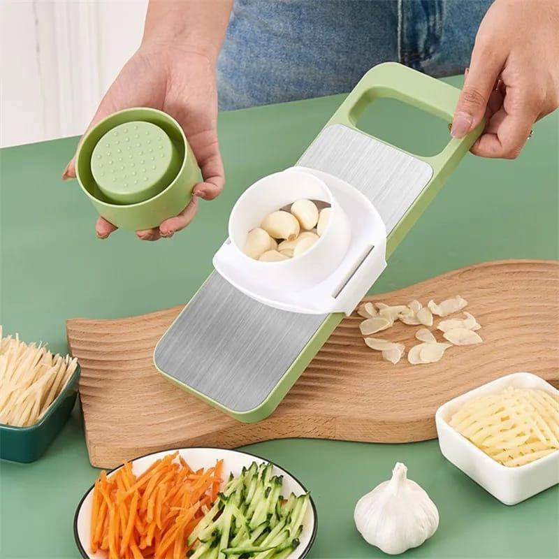 5in1 Vegetable Cutter | Multifunctional Stainless Steel Vegetable Cutter & Slicer | Kitchen Tool - Image 2