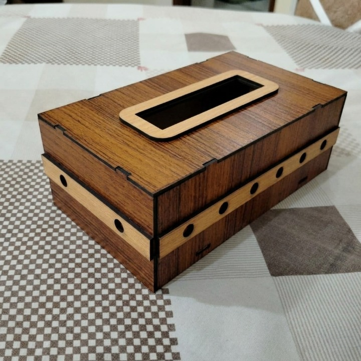 Premium Tissue Box Holder – Stylish & Durable Organizer for Home, Office & Car - Size:9.5/3.5h/5.5 - Image 5