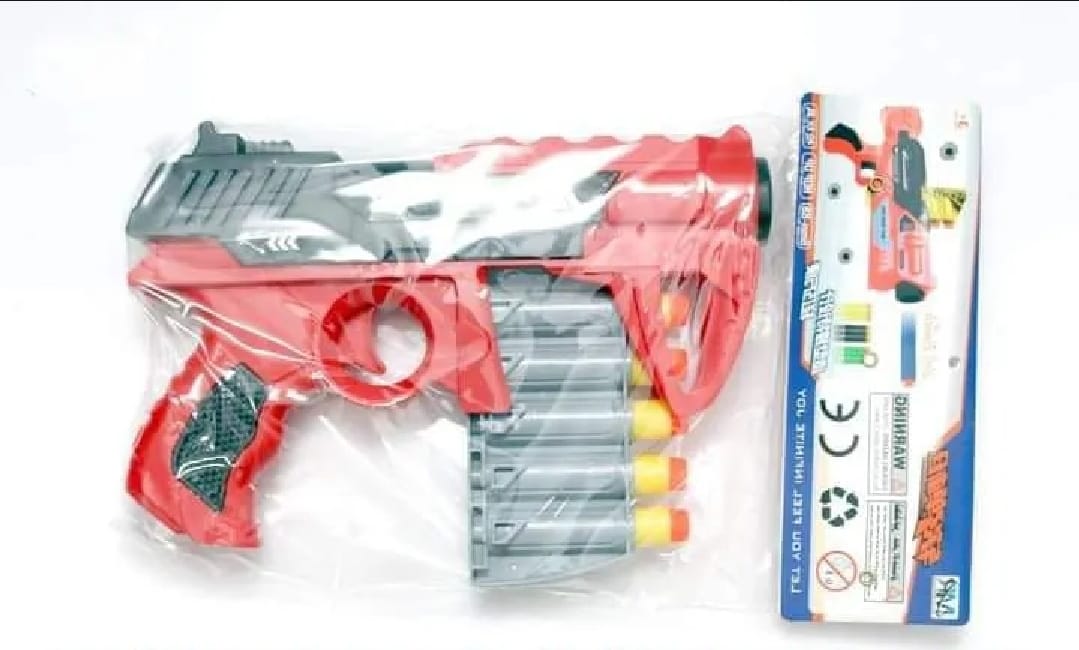 Nerf Gun 288-03 Soft Bullets Dart Blaster – Original Imported Multicolor Toy Gun for Kids (Random Color) - Image 3