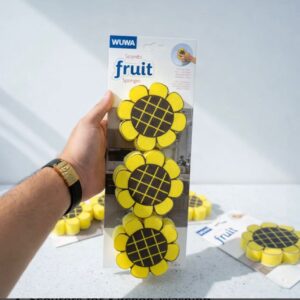 Zidello Soft Non-Scratch Cleaning Sponges & Scourers for Kitchen Washing (Random Design)