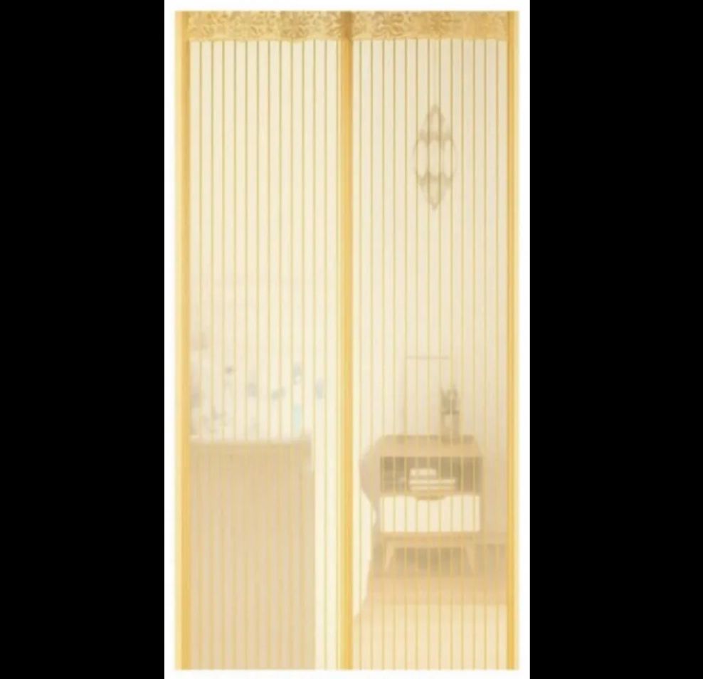 Premium Quality Mosquito Magic Mesh In Hard Box With 20pcs Double Tape Stickers And 12pcs Hocks For Easy Installation