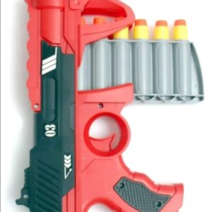 Nerf Gun 288-03 Soft Bullets Dart Blaster – Original Imported Multicolor Toy Gun for Kids (Random Color)