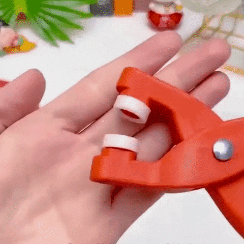 Heavy Duty Eyelet Punch Plier Tool | DIY Fabric, Leather & Craft Hole Punching Tool