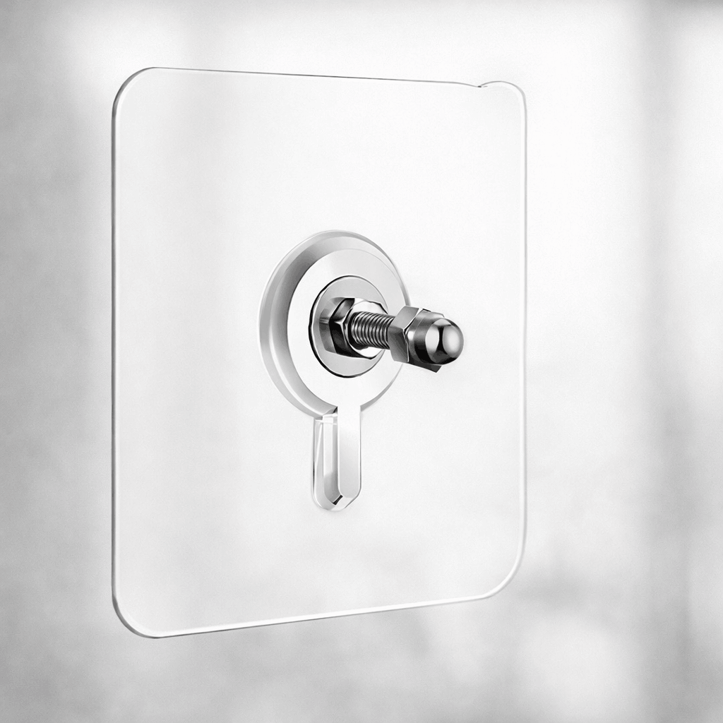 Pack of 10 Heavy-Duty Self-Adhesive Transparent Wall Hooks – Waterproof No-Drilling Screw & Nail Traceless Wall Organizers - Image 2