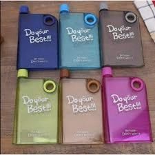 "Book-Shaped Water Bottle - Novel Design for Book Lovers"