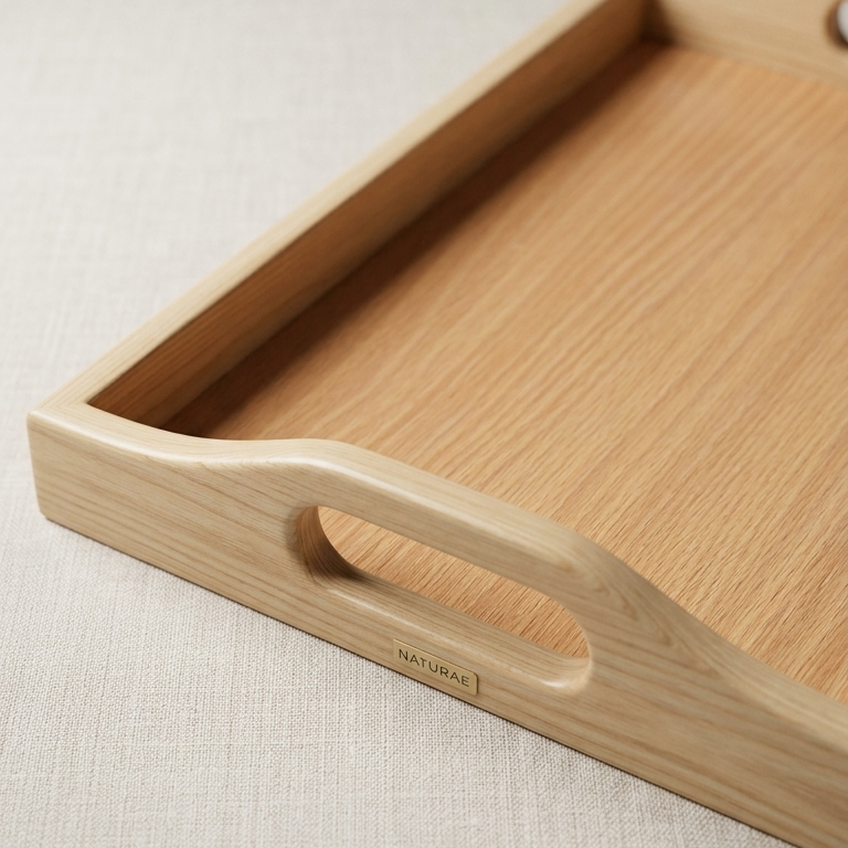Wooden Serving Tray – Natural Wood Multipurpose Serving Tray – Premium Quality - Image 4