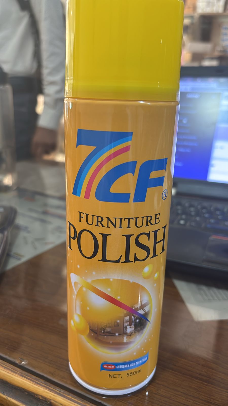 7CF Furniture Polish 550ml | Multi-Surface Shine & Protection Spray for Wood Furniture - Image 5