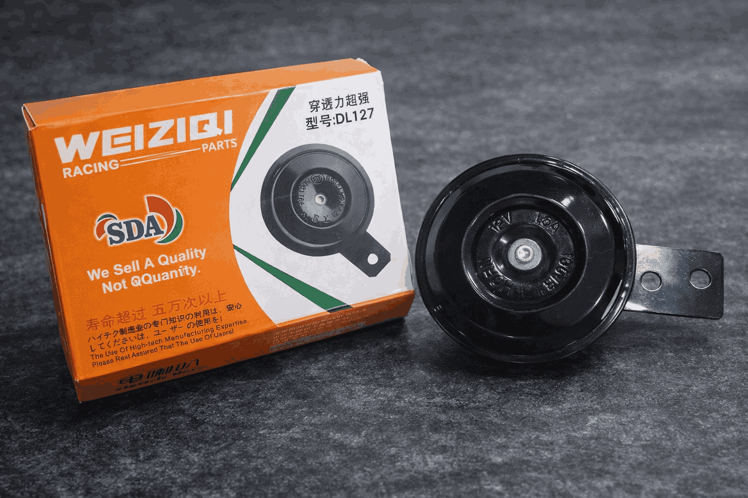 WEIZIQI Racing Universal Electric Horn – 12V High-Intensity Sound for CD70, CG125 & All Motorcycles - Image 4