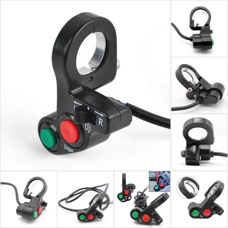 Universal Motorcycle Handlebar Switches ON/OFF Button Connector Horn Turn Signal Lights Head Spot Light Switch - Image 3