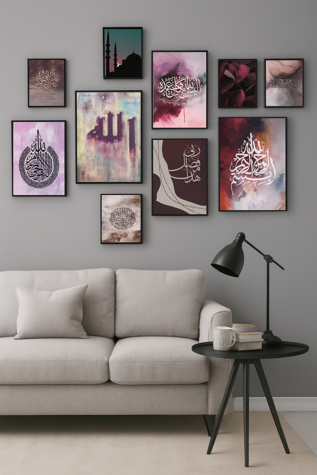 Wooden Photo Frame Set – 10 Pcs Assorted Sizes, Wall & Table Décor - Image 2