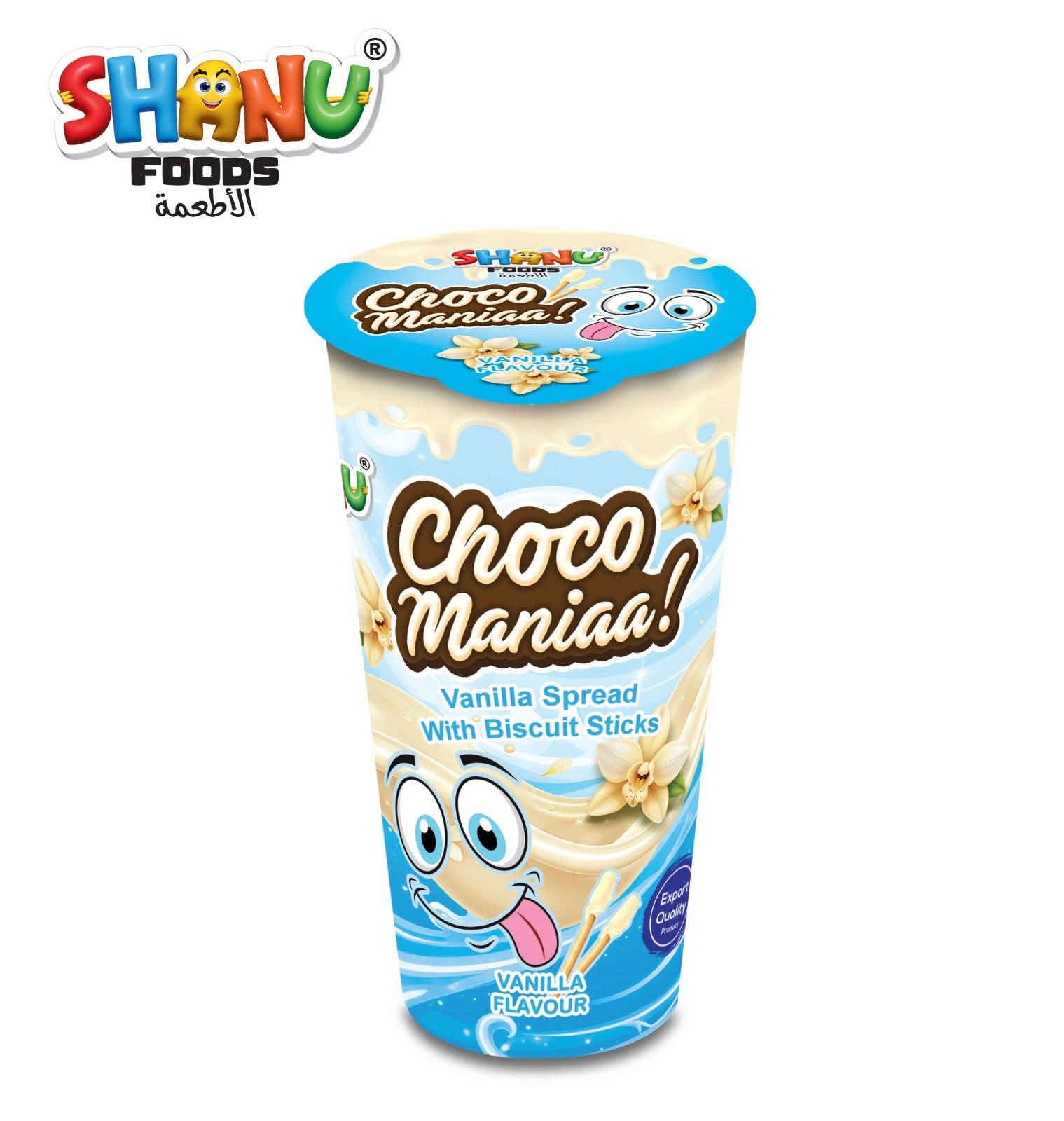 Shanu Foods Choco Maniaa | Chocolate Spread with Biscuit Sticks | 6 Cups | 7 Sticks in 1 Cup - Image 5