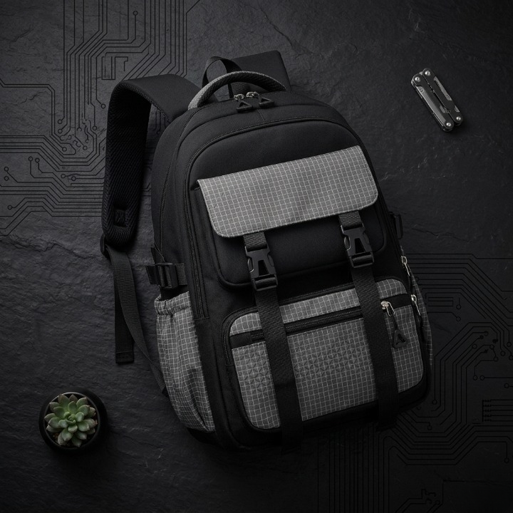 School Backpack For Teenagers Multi Point Decompression Design With Balanced Chest Buckle Comfortable Student Bag - Image 2