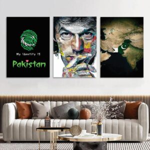 Set of 3 Premium Wall Art Photo Tiles – Modern Home Decor Sets 8x11