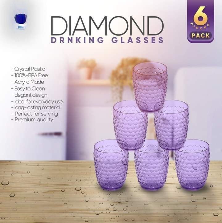 Premium Acrylic Drinking Glasses Set - Image 3