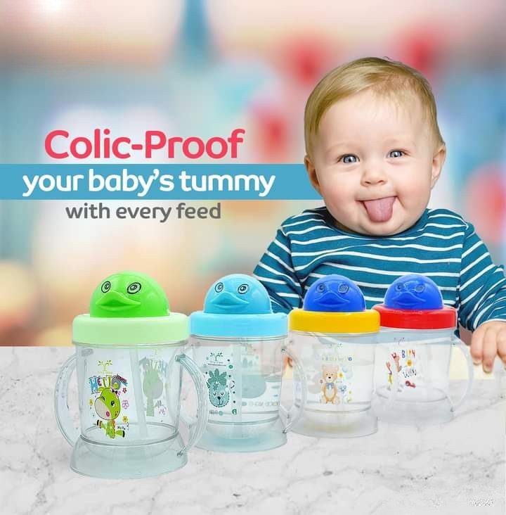 Fun & Safe: Kids' Sipper Bottle with Spout - BPA-Free & Leak-Proof