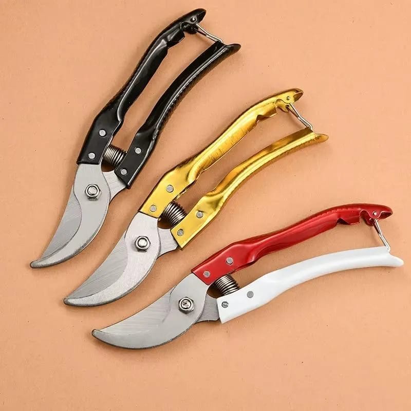 High Carbon Steel Pruning Shears Cutter – Stainless Steel Gardening Scissor for Plant & Branch Cutting - Image 4