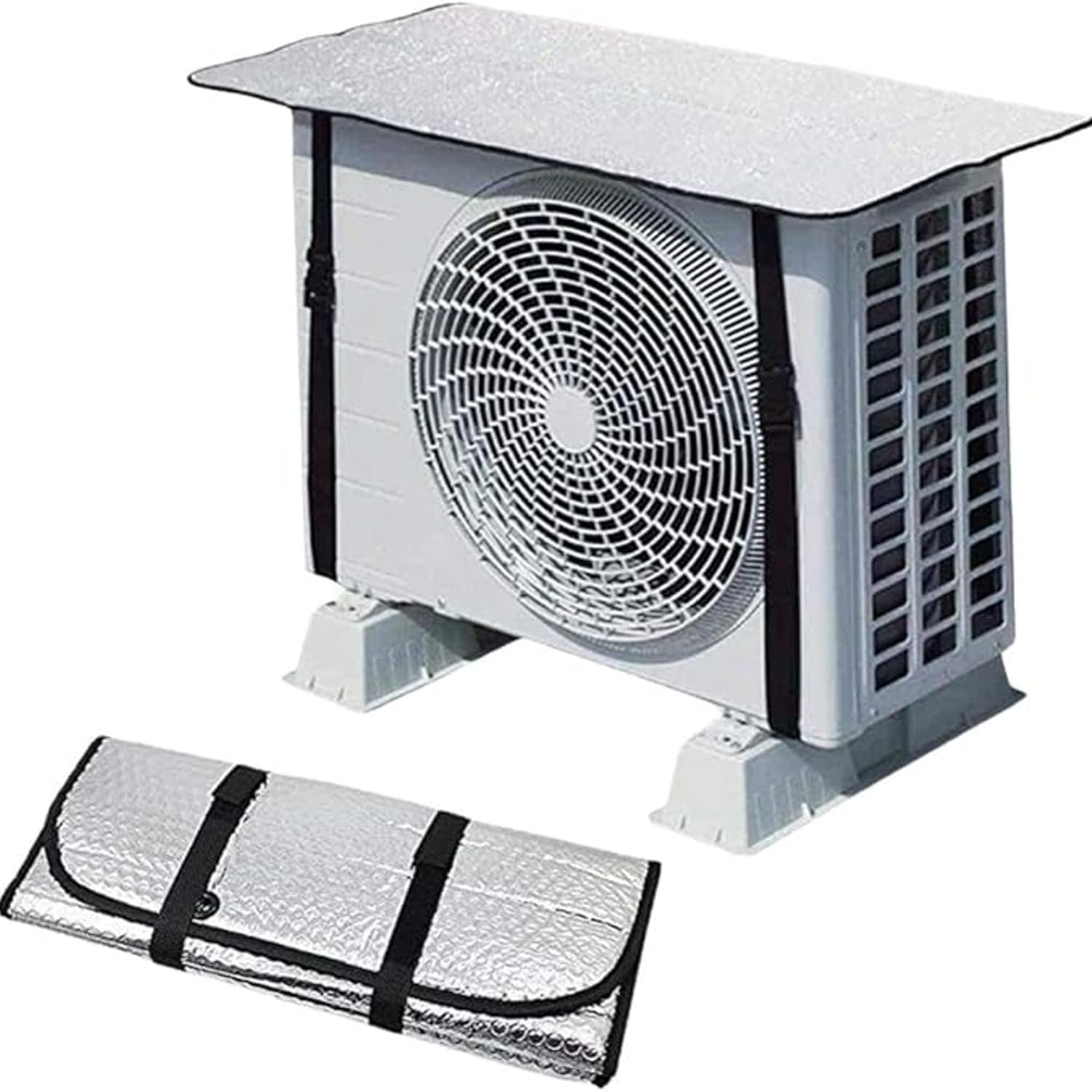 Premium Split AC Outdoor Unit Heat Insulation Sheet – Universal Sunshade Protective Roof & Sun Shield Cover | Without Clip - Image 5