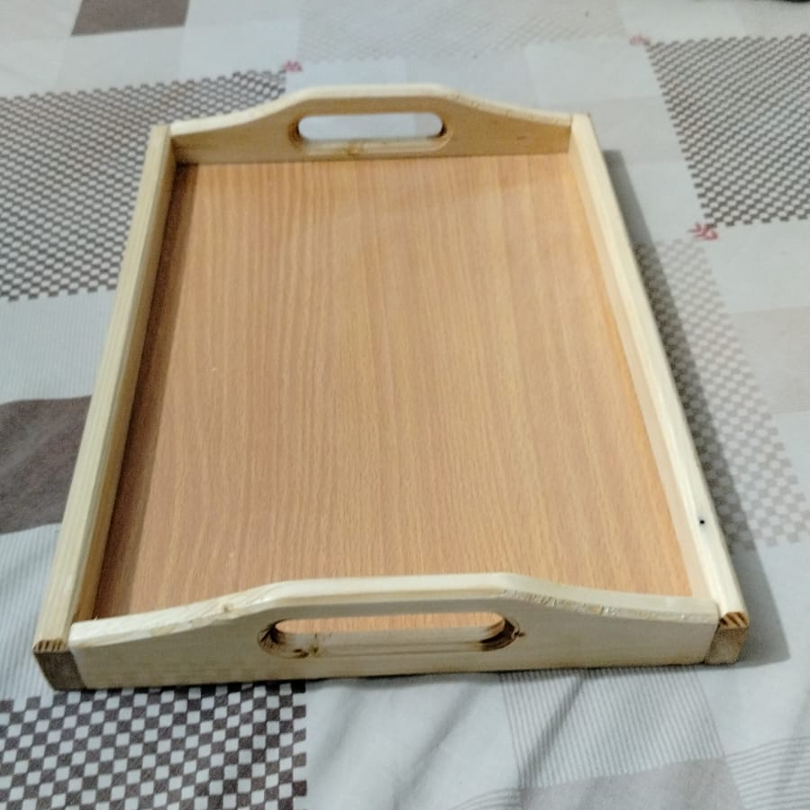Wooden Serving Tray – Natural Wood Multipurpose Serving Tray – Premium Quality - Image 5