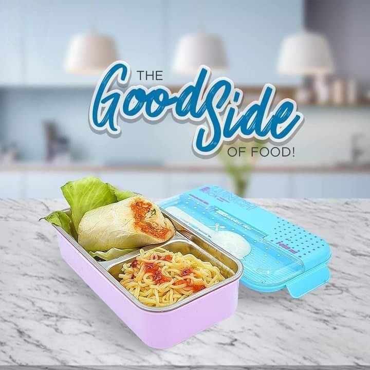 Stainless Steel Lunch Box Insulated Air Tight For Warm food - Easy to Clean & Carry" - Image 4