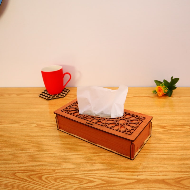Wooden Tissue Box Elegant Design Smooth Finish Easy Use Durable Construction For Home And Offices - Image 3