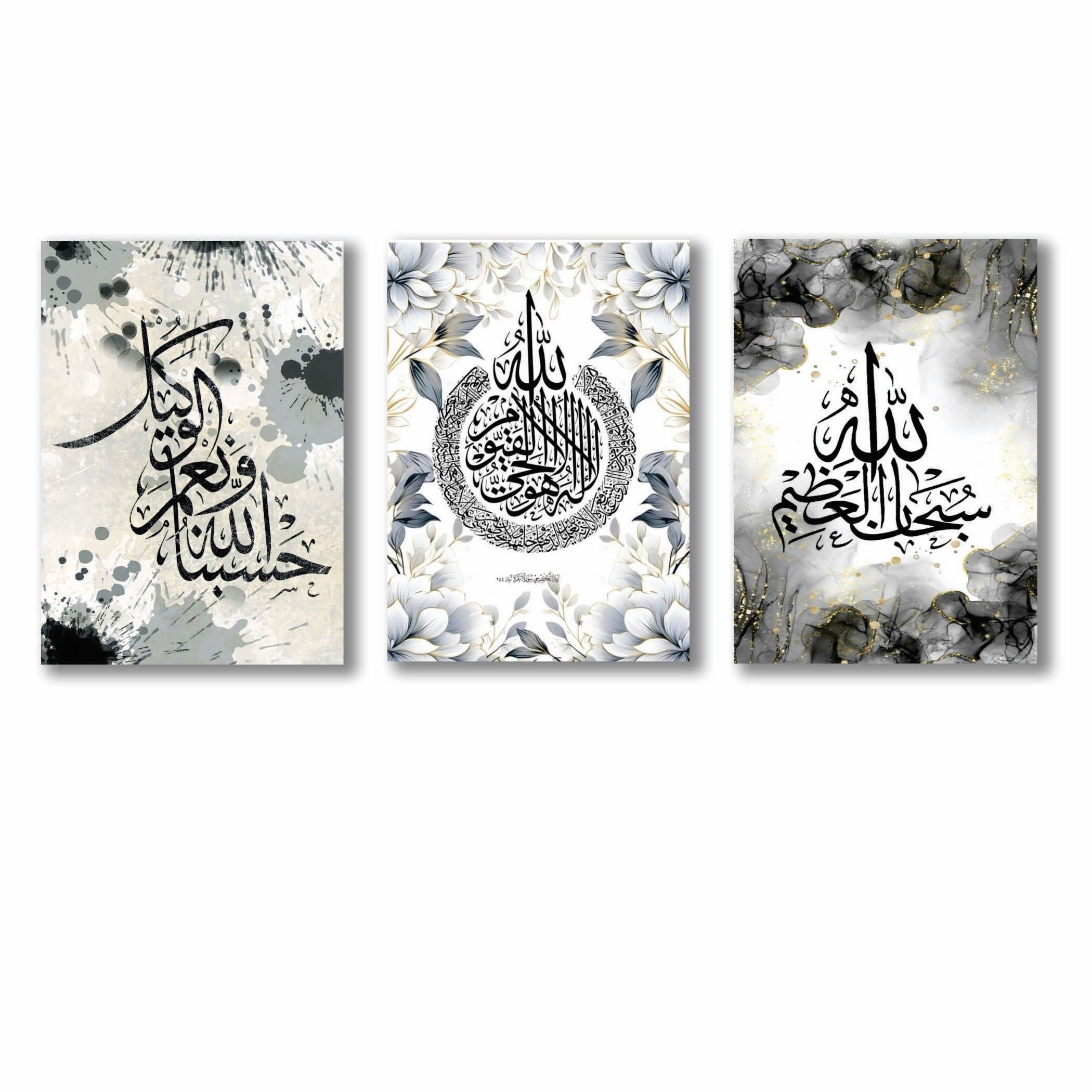 Set of 3 Premium Wall Art Photo Tiles – Modern Home Decor Sets - Image 2