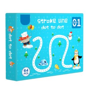 Magical Tracing Workbook Set for Kids – Reusable Learning to Write Alphabet, Numbers & Line Tracing Practice Book with Magic Pen