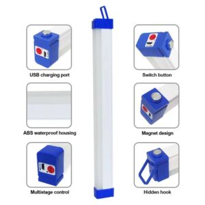 Tube Light Big Emergency Rechargeable Outdoor LED For load shedding camping and everyday lighting needs
