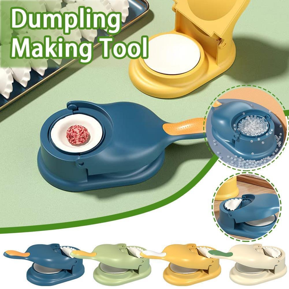 2-in-1 Manual Dumpling Maker & Dough Press Machine | Portable Samosa & Gujiya Mould Tool | Easy Kitchen DIY Pastry Accessory - Image 3