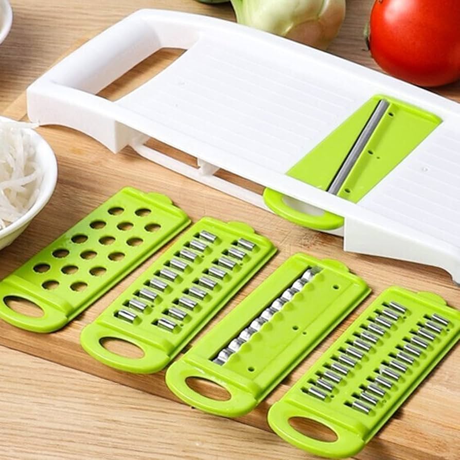 5in1 Vegetable Cutter | Multifunctional Stainless Steel Vegetable Cutter & Slicer | Kitchen Tool - Image 3