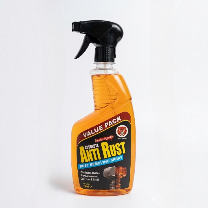 Anti Rust Remover Spray 750ml Bottle – Heavy Duty Rust Cleaning Solution for Metal Surfaces