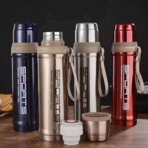 Stainless Steel Insulated Water Bottle - Keeps Drinks Hot/Cold